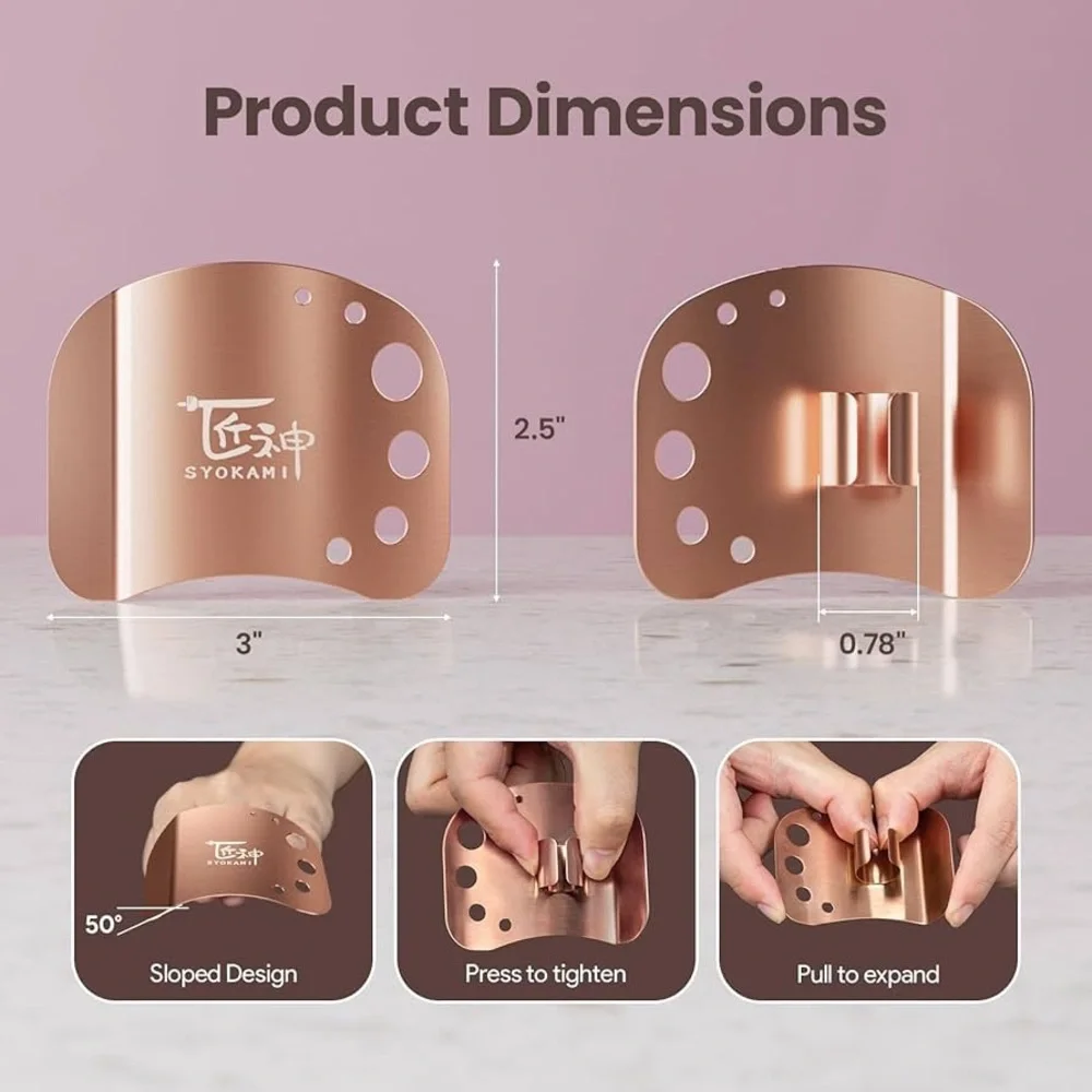 2pc Stainless Finger Guard Set